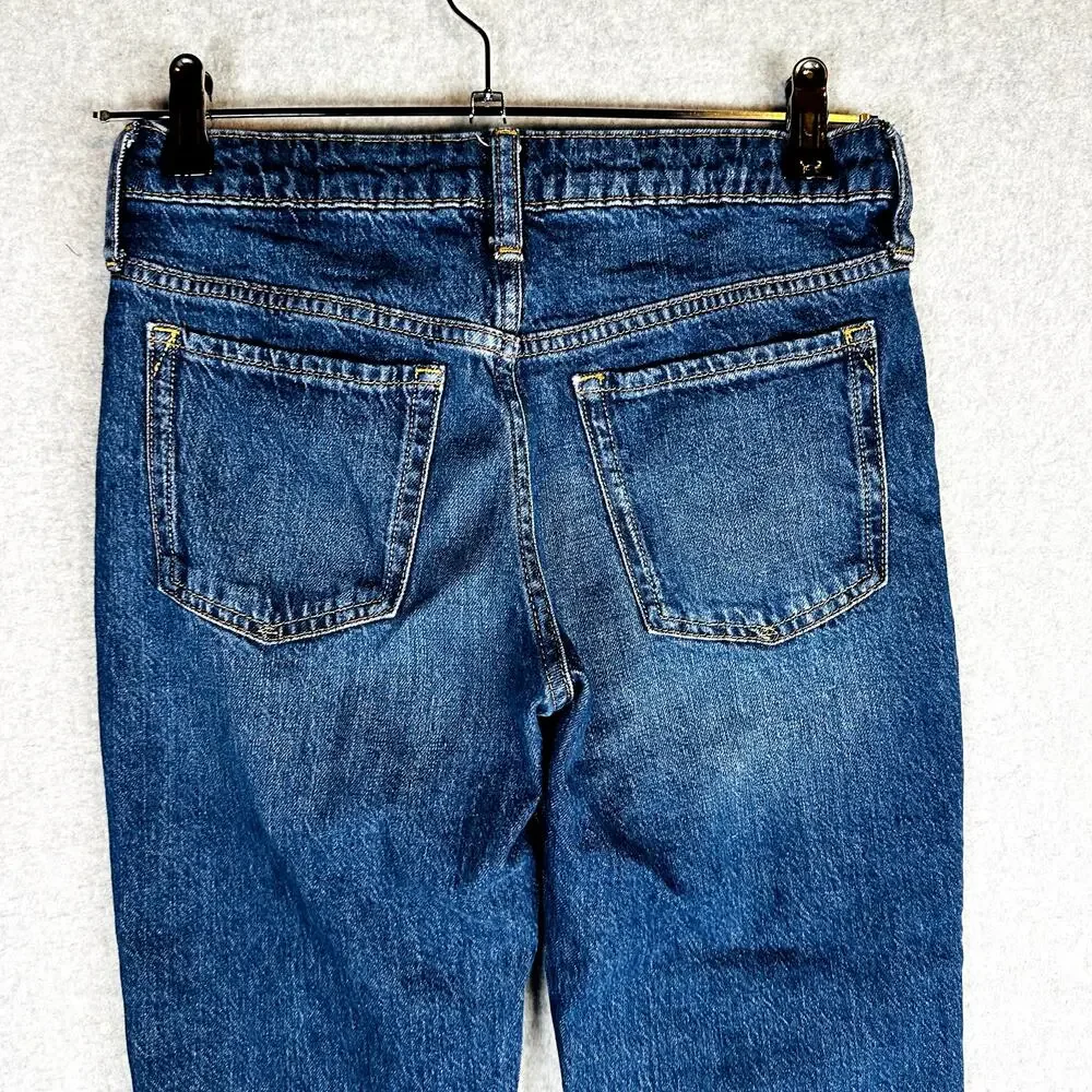 Gap Kids‎ Girls Sz 12 Girlfriend Jeans Pockets Blue